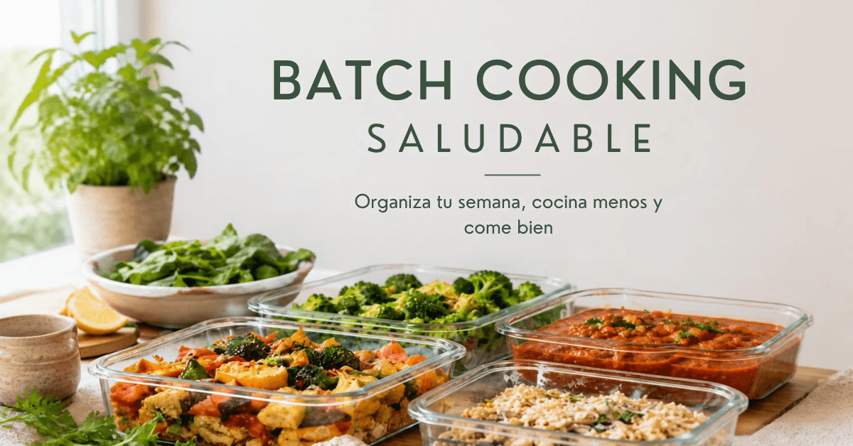 Batch cooking saludable